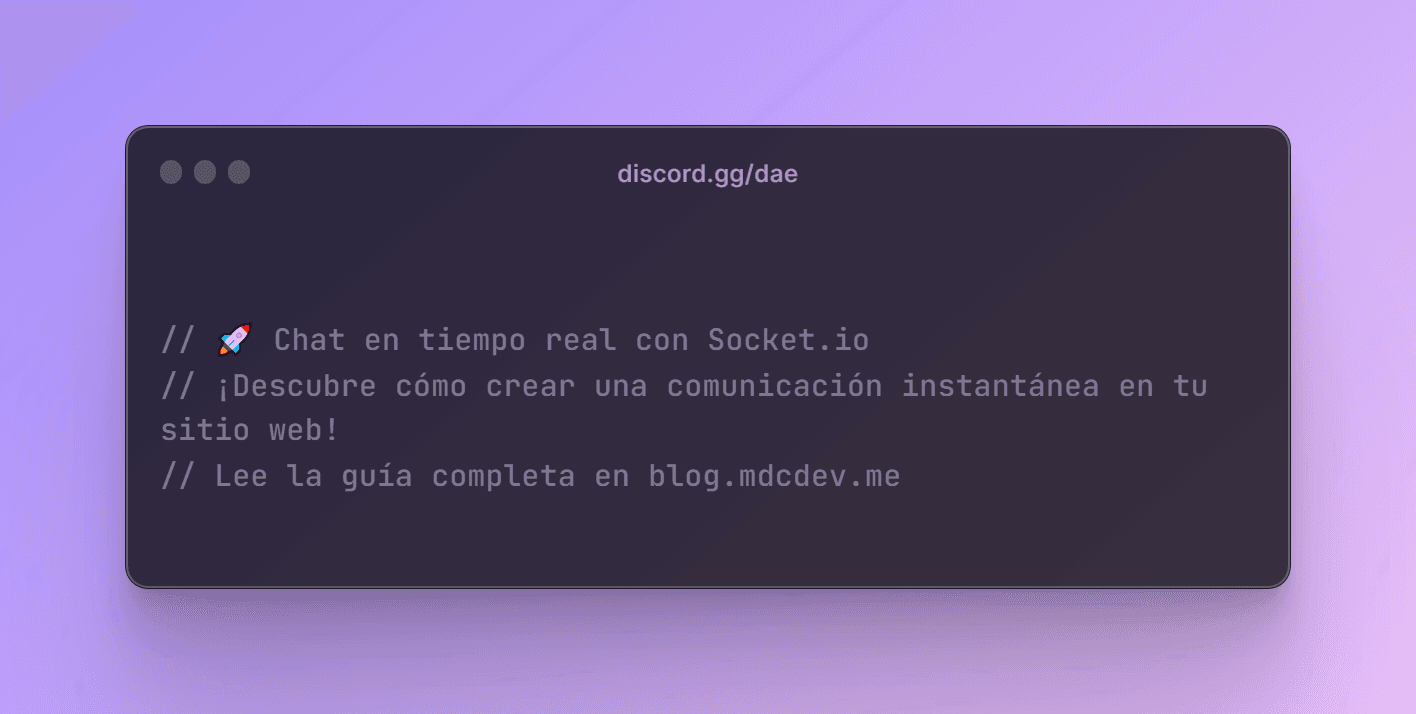 Creando un Chat en Tiempo Real con Socket.io: Guía Completa